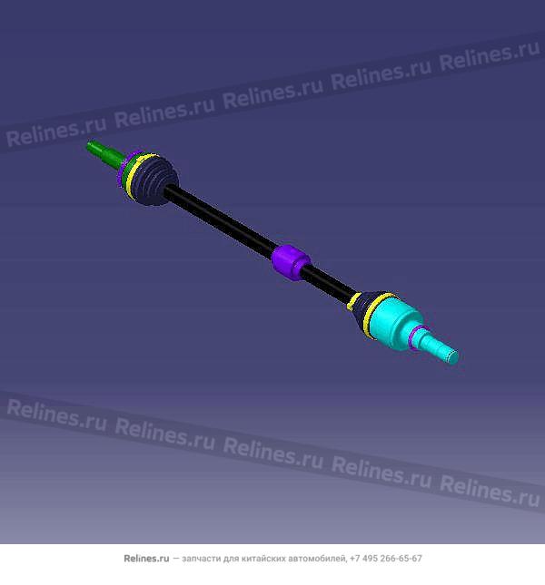 Привод колеса правый - T15-2***20BV