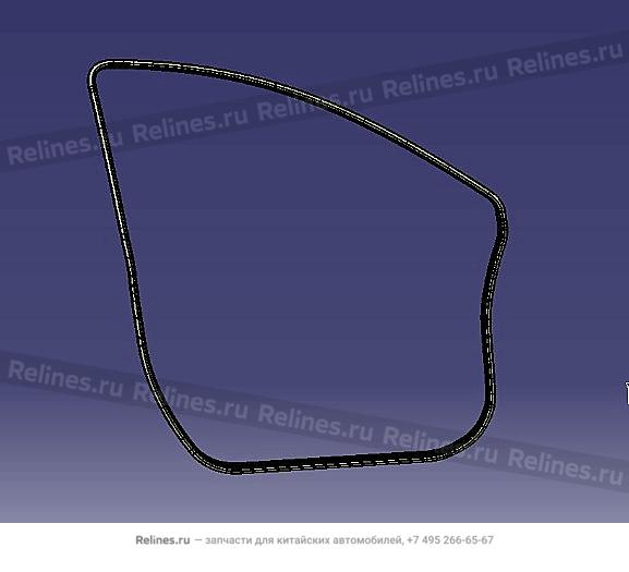 Уплотнитель проёма двери передней левой - 61071***Z36A