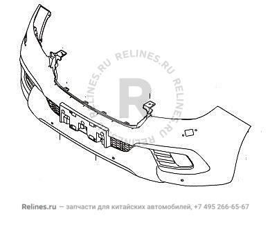 Бампер передний H9  - 28031***V08B