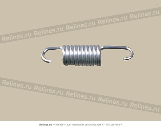 Tension spring-rr brake