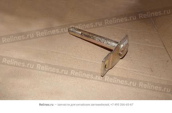 FR pin-steel plate spring
