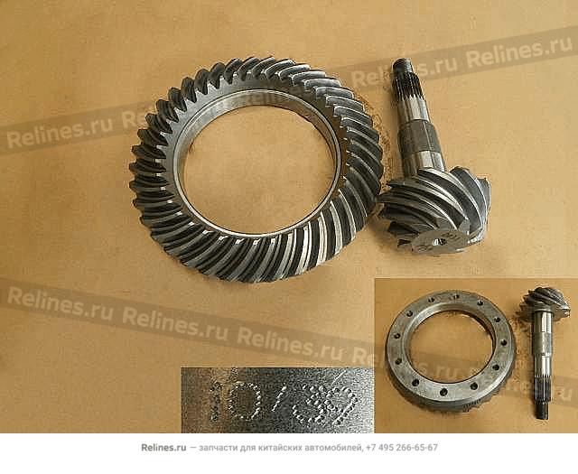 Drive/driven bevel gear assy - 2402***K02