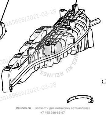 Коллектор впускной в сборе - 1008***EB06