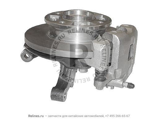 FR steering joint RH assy&disc brake assy