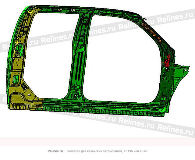 Side Wall assy LH - 54011***6PXA