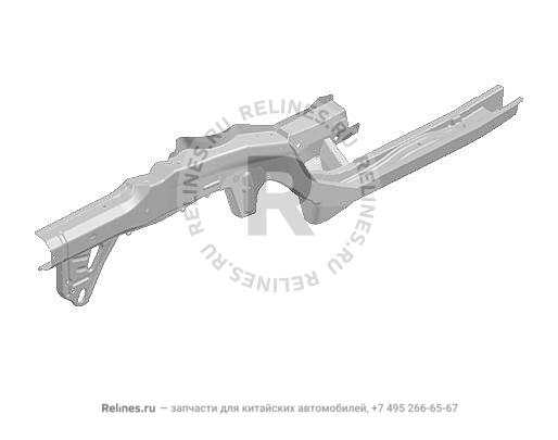 Лонжерон передний правый