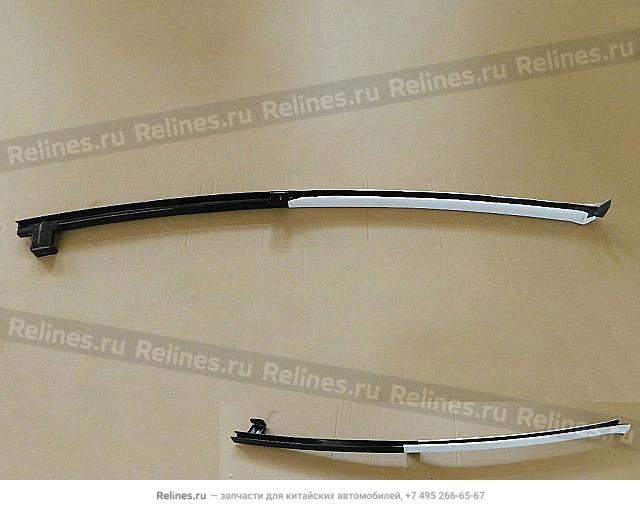 RR glass rail assy-rr door LH - 62015***W09A