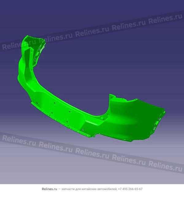 Бампер задний верхняя часть