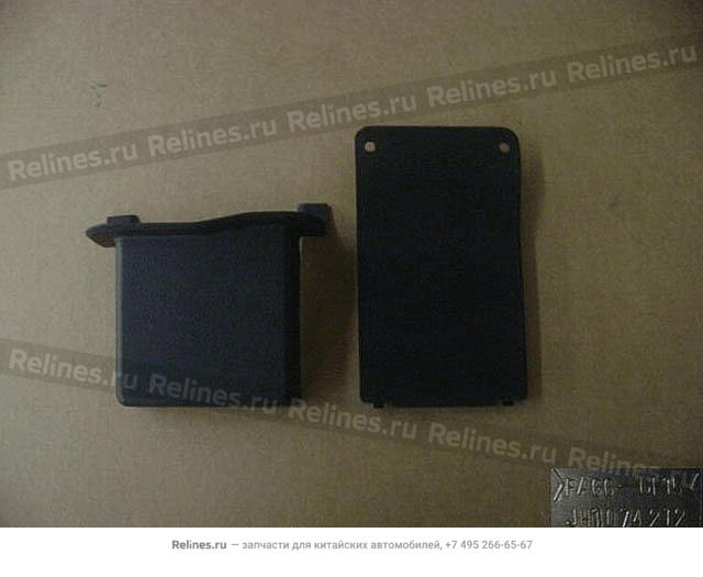 Cover assy-rr seat belt outlet