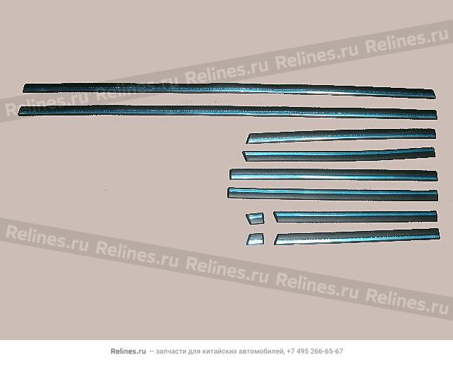 Anticollision strip assy(dr L)