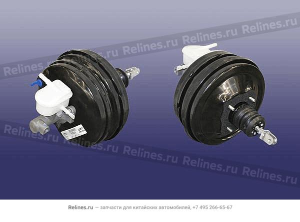 Главный торм.цилиндр с вакумм. усилителем - T21-***010