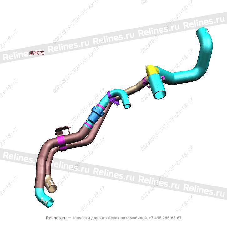 Выпускной коллектор M1E - 3020***8AA