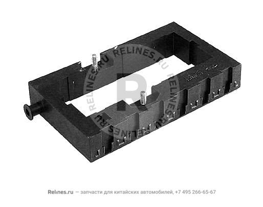 Кронштейн крепления блока предохранителей пласт.