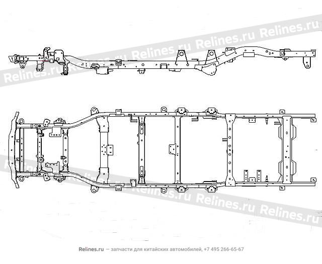 Frame weldment assy - 28010***05-B1