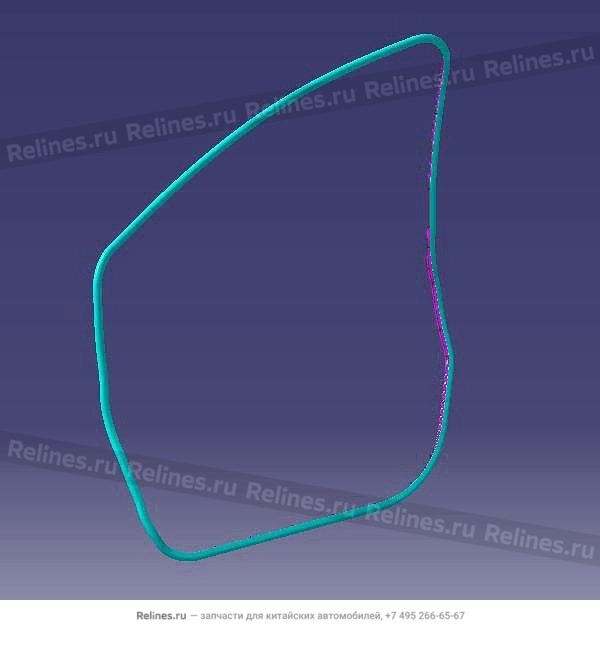 Уплотнитель передней правой двери M1D/M1DFL2/J60/M1DFL3 - J60-***214