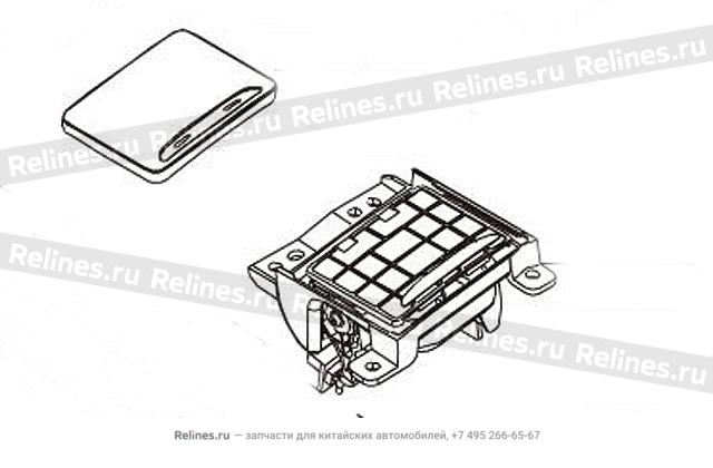 Корпус прикуривателя с крышкой
