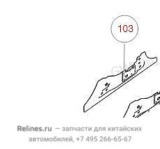 Панель внутренняя правая - 51222***T01A