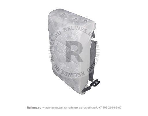 Backrest cushion assy - RR row RH