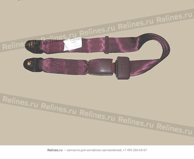 Seat belt assy RR(2-POINT red) - 581102***1-0110