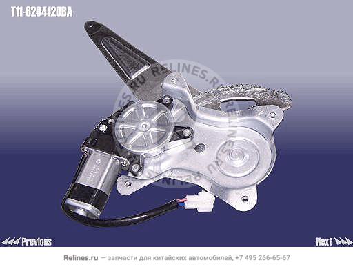 Механизм стеклоподъемника двери задней правой