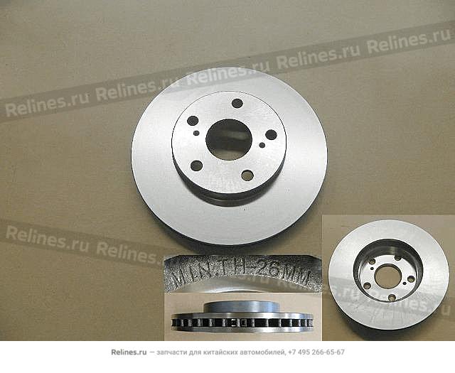 FR brake disc - 35010***08XA