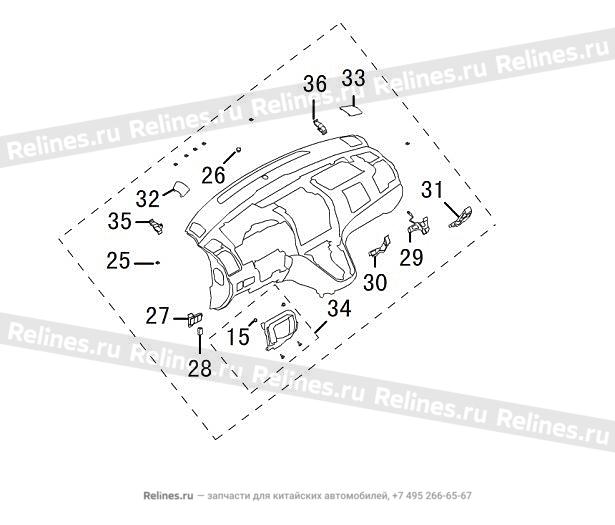 LWR inst panel assy - 53062***Z16AA