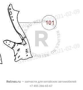 Усилитель внутренний левой передней стойки - 54011***T01A