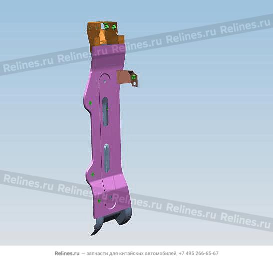 Панель крепления радиатора правая M1E - 50100***AADYJ