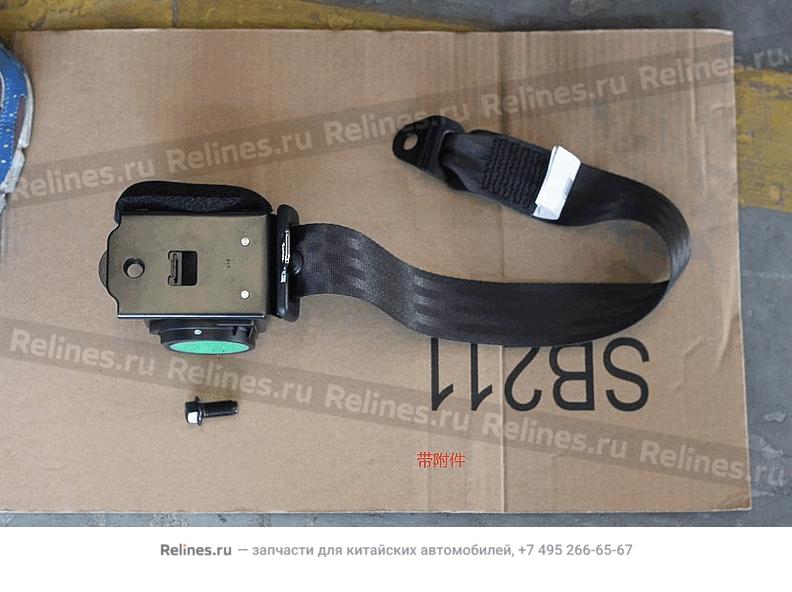 Rear seat belt assy (FC-1，gray)