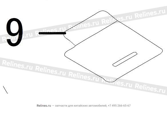 RR footrest assy LH