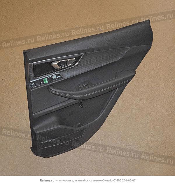 RR door trim-rh