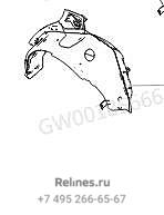 Усилитель стойки с левой задний в сборе - 54017***T10A