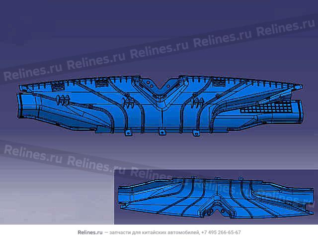 UPR conn Parts FR defrost air duct - 81231***W09A