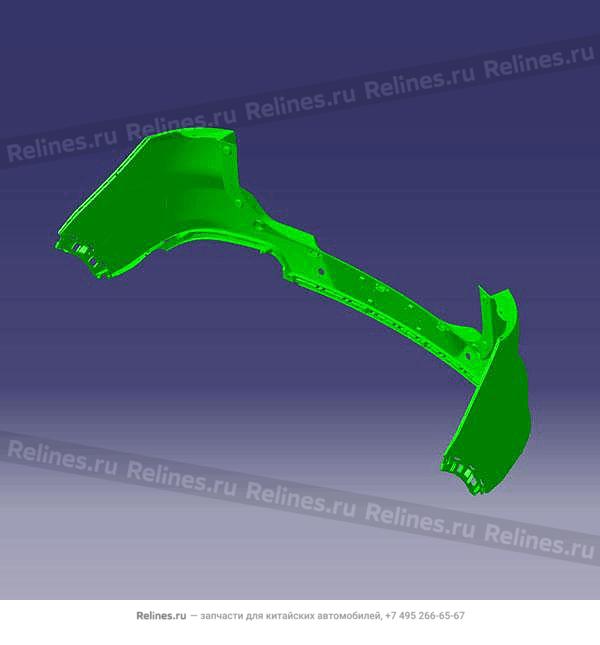 Бампер задний верхняя часть