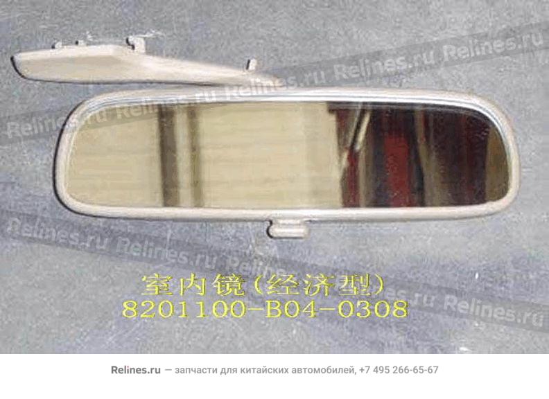 INR RR view mirror assy(economic) - 820110***4-0308