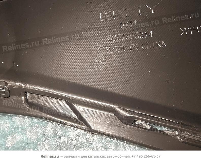 Спойлер переднего бампера