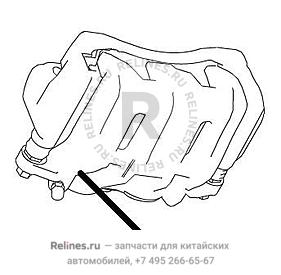 Brake caliper assy,FR RH