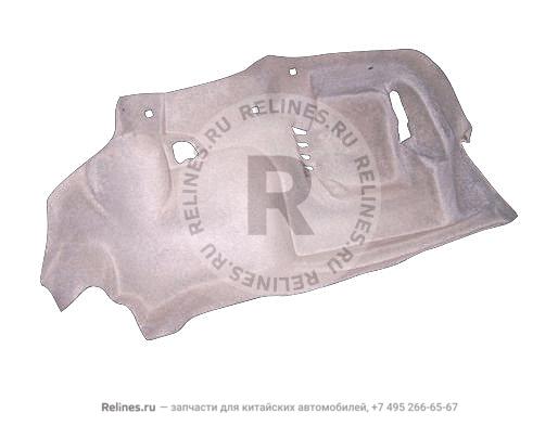 Mould assy - rear arch RH