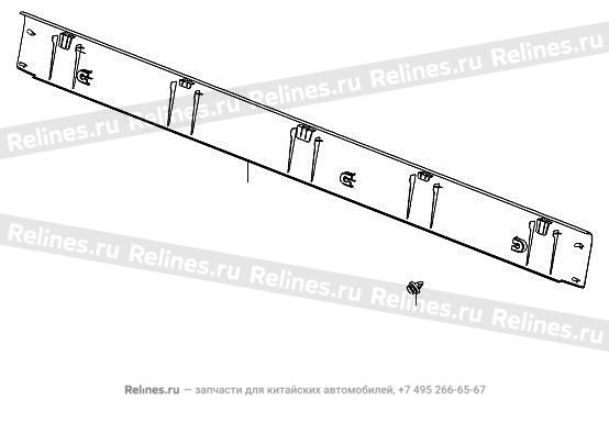 Guard plate assy RR Wall