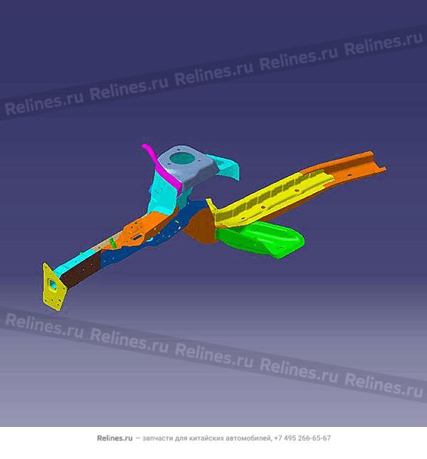 Лонжерон передний левый M1DFL3 - 50100***AADYJ