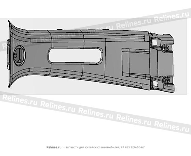Облицовка стойки центральной правая - 540214***02AF4