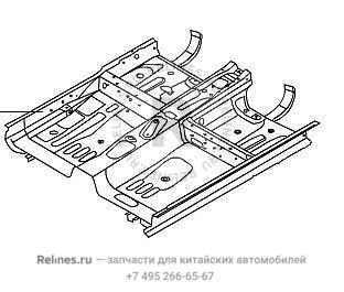 FR floor assy - 51010***08-02