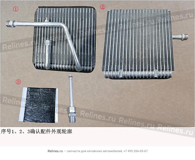 Evaporator core assy