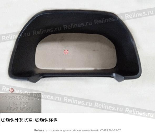 Панель ног водителя