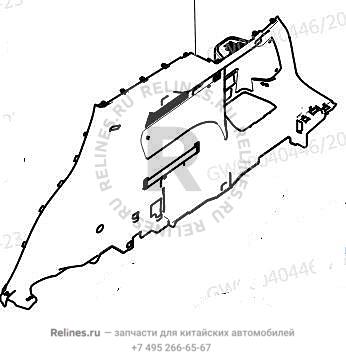 Панель боковая багажника правая - 540242***04A8P