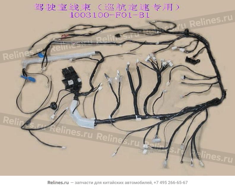 Harn assy-instrument panel&console(cruis