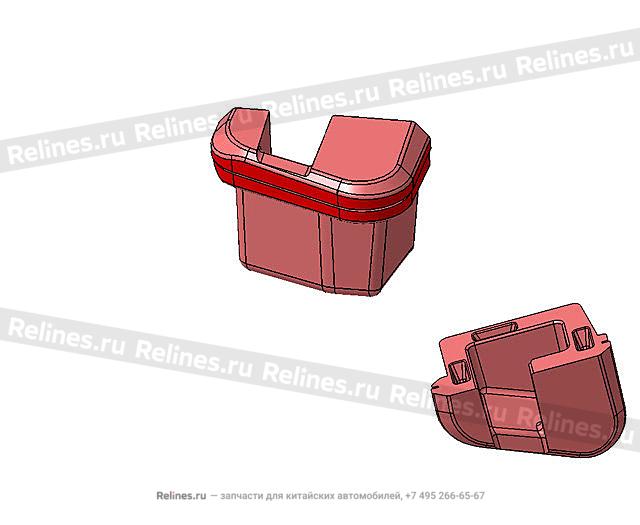 LWR foam plug cover, pillar a INR panel