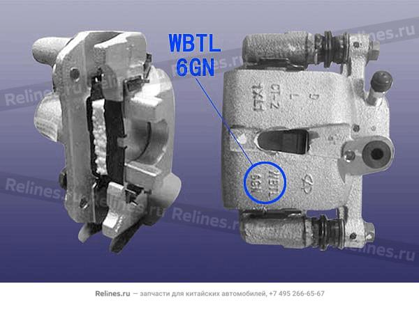 Суппорт тормозной задний левый (New, 6GN) - A21-3***50BA