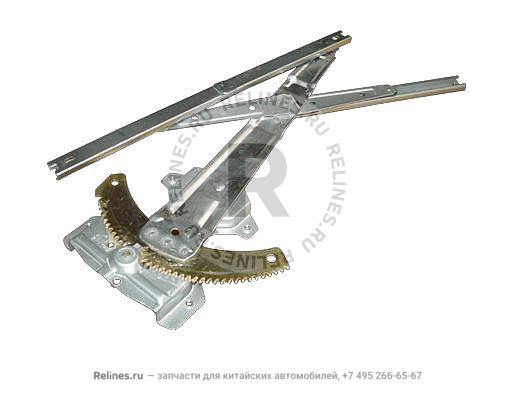 Механизм стеклоподъемника двери передней правой металл