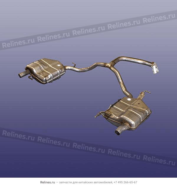 Глушитель задняя часть T1D/T1A
